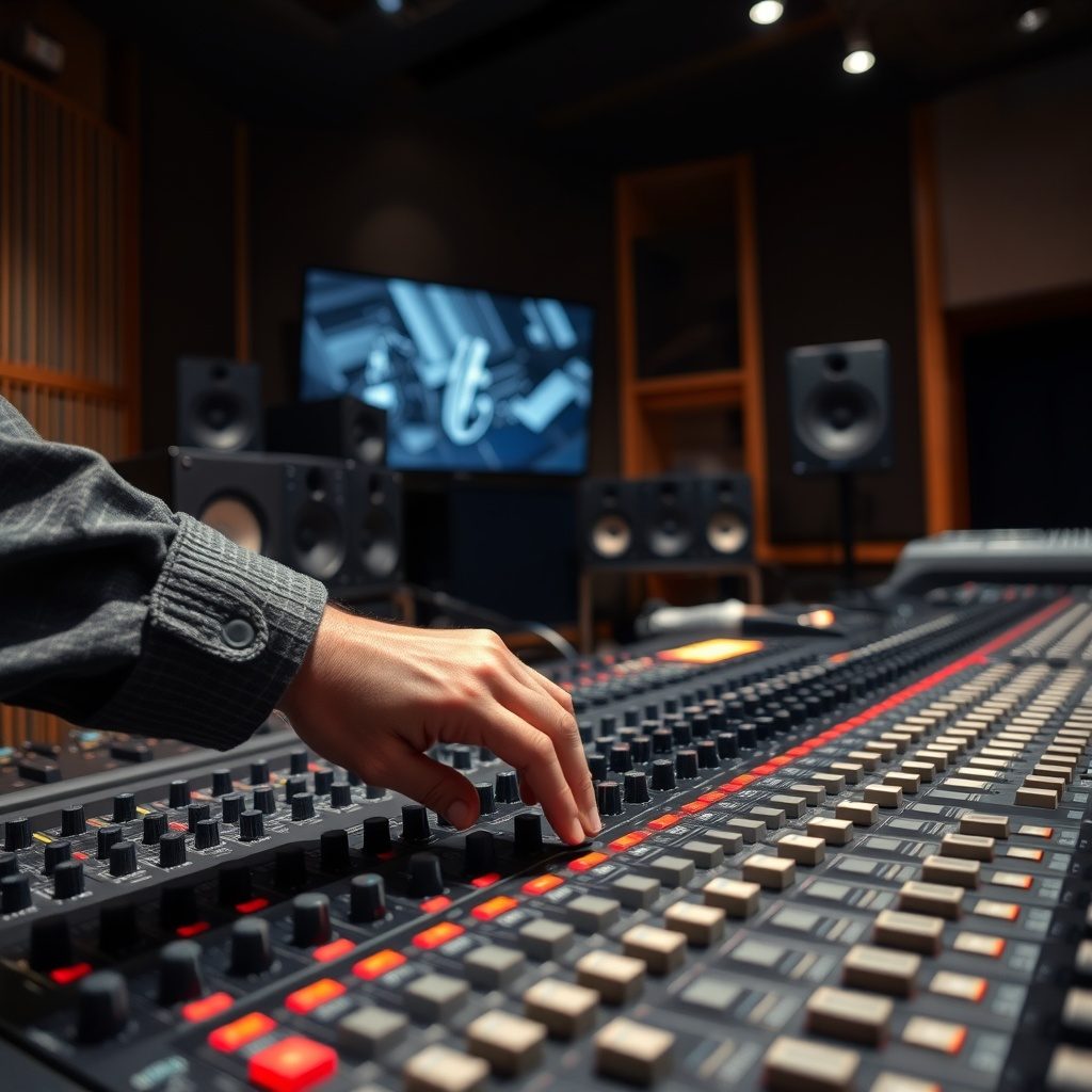 Mixing and mastering equipment